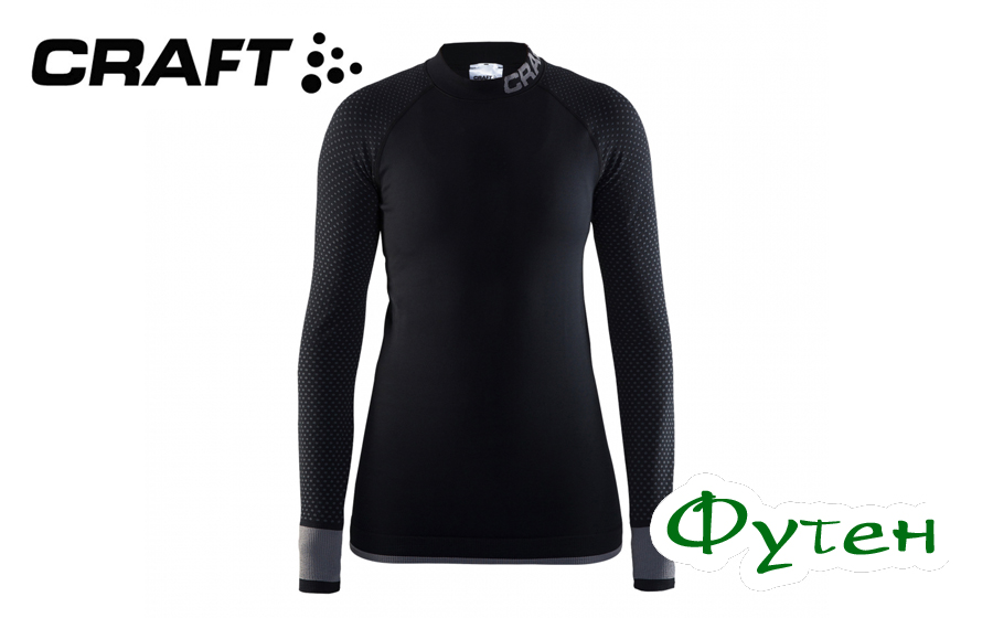Термобелье женское блуза Craft WARM INTENSITY CN LS W black/gran