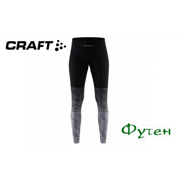 Термобелье женское штаны Craft WOOL COMFORT 2,0 PANTS W black/dk grey melange