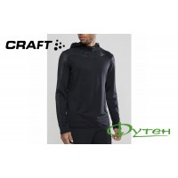 Футболка Craft SHADE LS HOOD TEE M black