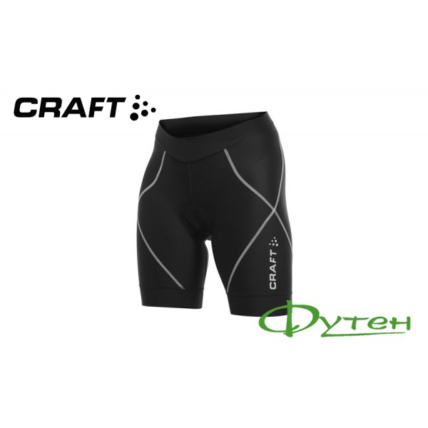 Велошорти жіночі Craft AB SHORTS black/steel