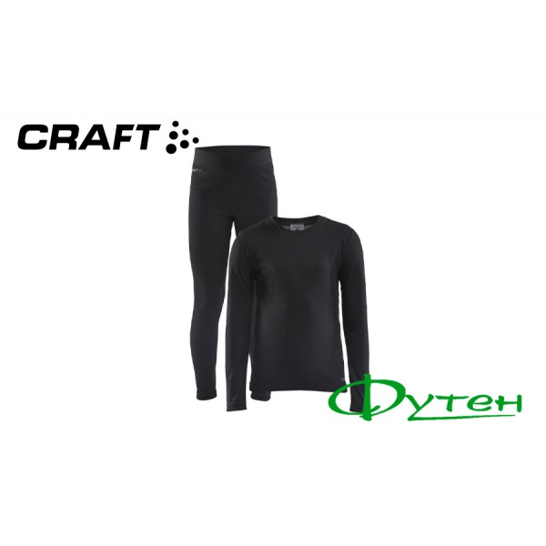 Костюм дитячий Craft CORE WARM BASELAYER SET JUNIOR 999000 black