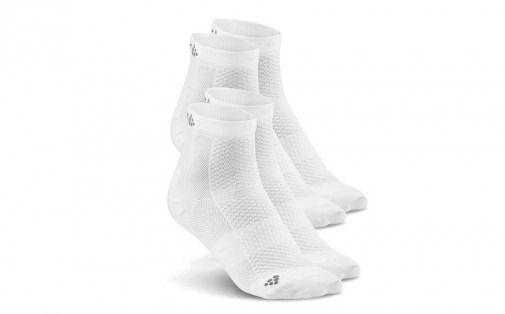 Носки unisex Craft STAY  COOL MID 2-PACK Sock white/silver