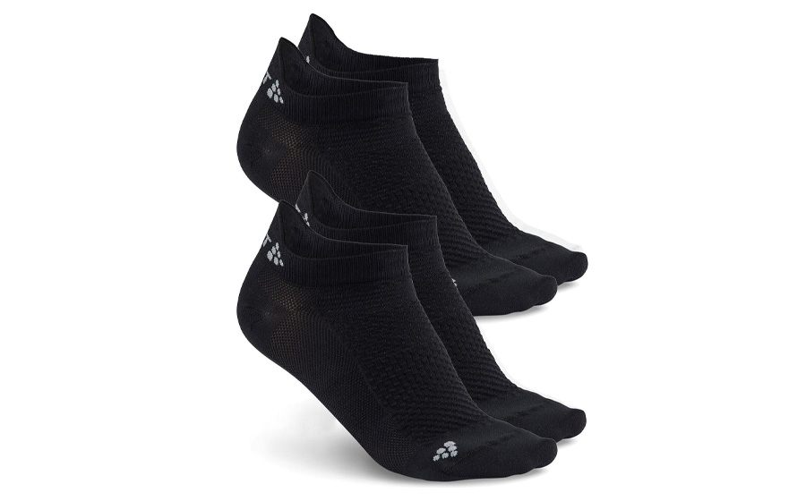 Носки unisex Craft COOL SHAFTLESS 2-PACK Sock (укороч.)  black