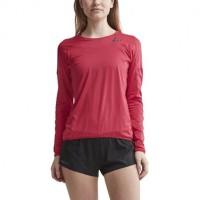 Футболка женская Craft SHADE LS HOOD TEE W jam