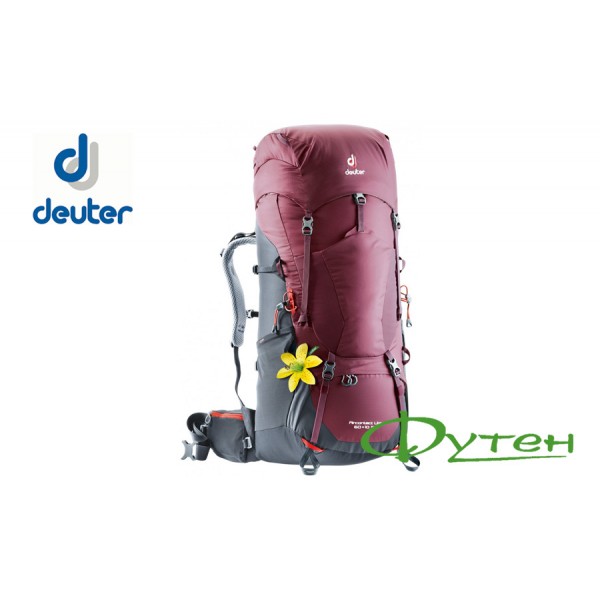 Рюкзак женский Deuter AIRCONTACT lite 60+10 SL maron-graphite