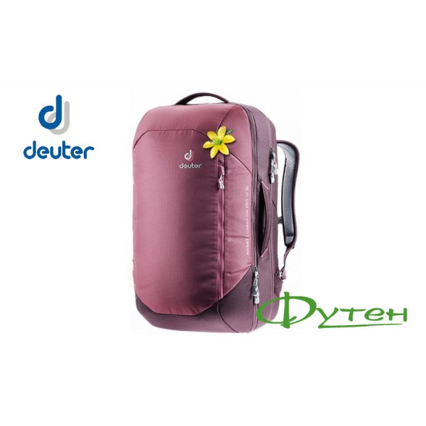 Рюкзак женский Deuter Aviant Carry On Pro 36 SL maron-aubergine