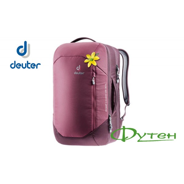 Рюкзак женский Deuter Aviant Carry On 28 SL maron-aubergine