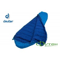 Спальник Deuter ORBIT 0 (-14+0+5) buy-steel левая молния