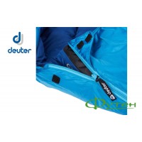 Спальник Deuter ORBIT 0 (-14+0+5) buy-steel левая молния