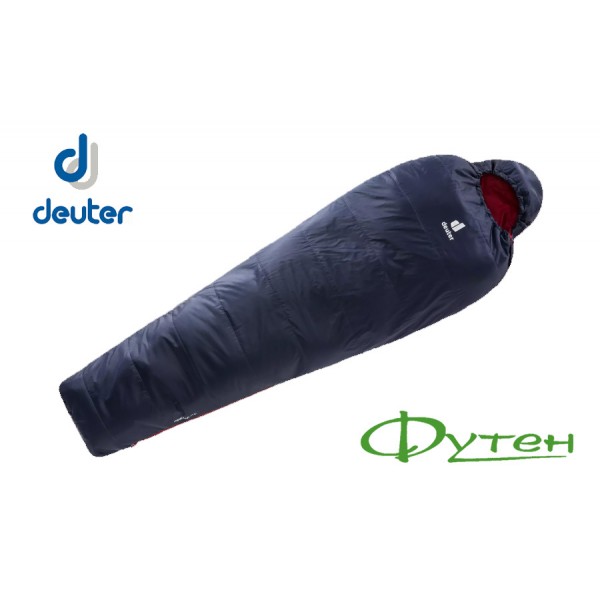 Спальник Deuter DREAM lite (+3 +13 +16) Left navy-cranberry