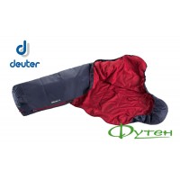 Спальник Deuter DREAM lite (+3+13+16) Left navy-cranberry