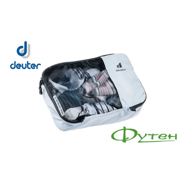 Сумка-чохол для одягу Deuter MESH ZIP PACK 3 tin-black 4702