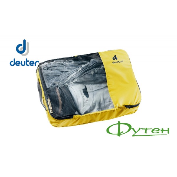 Сумка-чохол для одягу Deuter MESH ZIP PACK 10 turmeric-black 8706