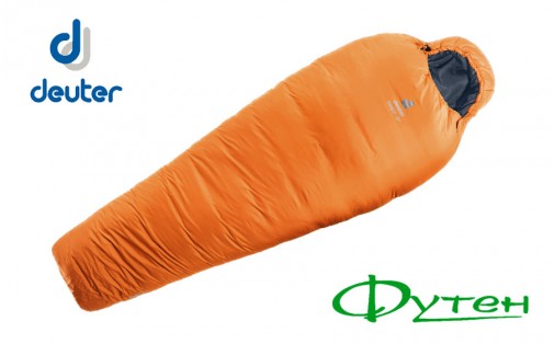 Спальник Deuter ORBIT -5 L (-23-5+0) Right zip mandarine-ink