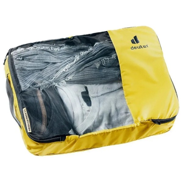 Сумка-чохол для одягу Deuter MESH ZIP PACK 10 turmeric-black 8706 Сумка-чохол для одягу Deuter MESH ZIP PACK 10 turmeric-black 8706