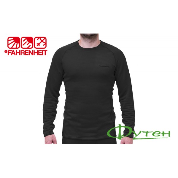 Термобілизна блуза Fahrenheit POLARTEC POWER GRID R black