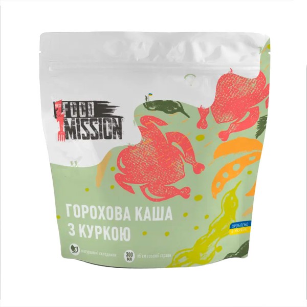 Каша гороховая с курицей FEST FOOD MISSION