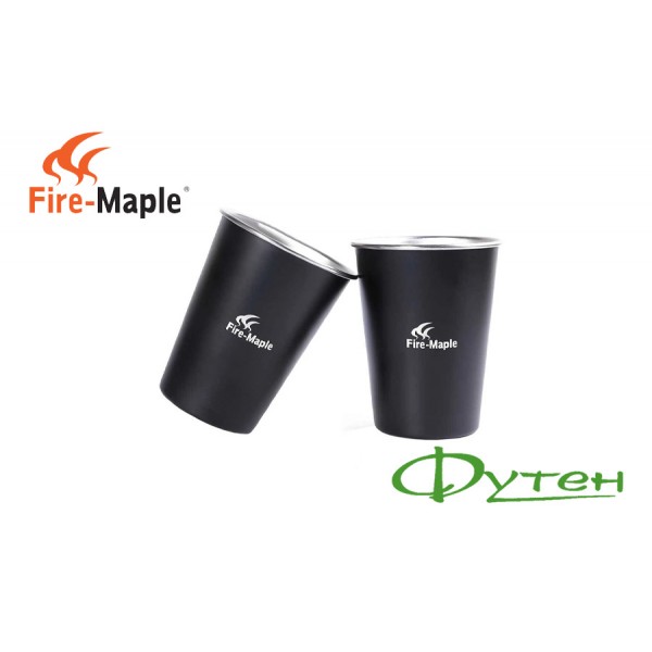 Стакани Fire Maple ANTARCTI CUP 2 шт. 350ml black