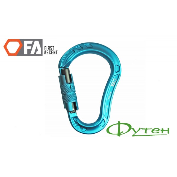 Карабін First Ascent ATTACK light blue