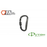 Карабин с муфтой First Ascent NFC gray