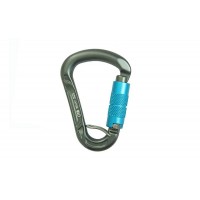 Карабін First Ascent BELAY grey