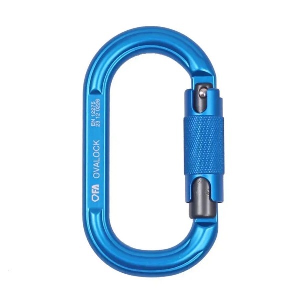 Карабин алюминиевый First Ascent OVALOCK light blue