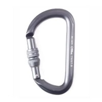 Алюминиевый карабин First Ascent FA Twist B 23kN gray