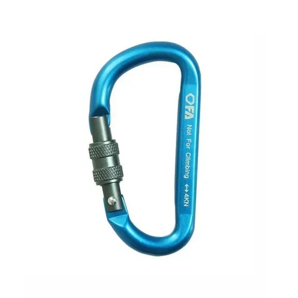 Карабін з муфтою First Ascent NFC blue