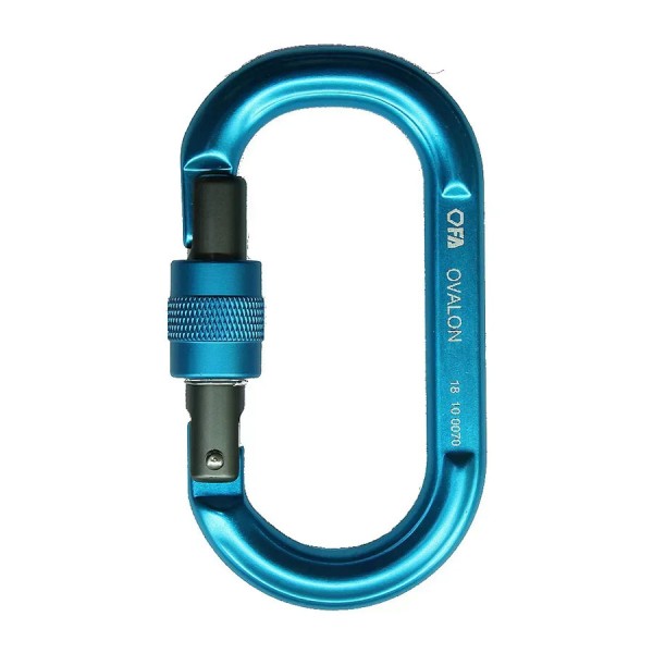 Карабин First Ascent OVALON light blue Карабин First Ascent OVALON light blue