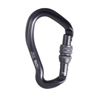 Карабин алюминиевый First Ascent PROTON 25 kN gray