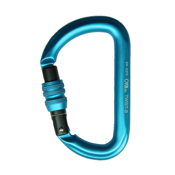 Карабин First Ascent FA Twist B 23kN light blue Карабин First Ascent FA Twist B 23kN light blue