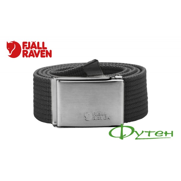 Ремінь Fjallraven CANVAS BELT dark grey