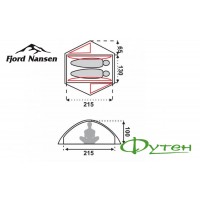 Намет Fjord Nansen SIERRA 2 COMFORT green