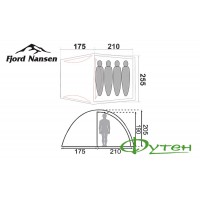 Кемпінговий намет Fjord Nansen MALAGA 4