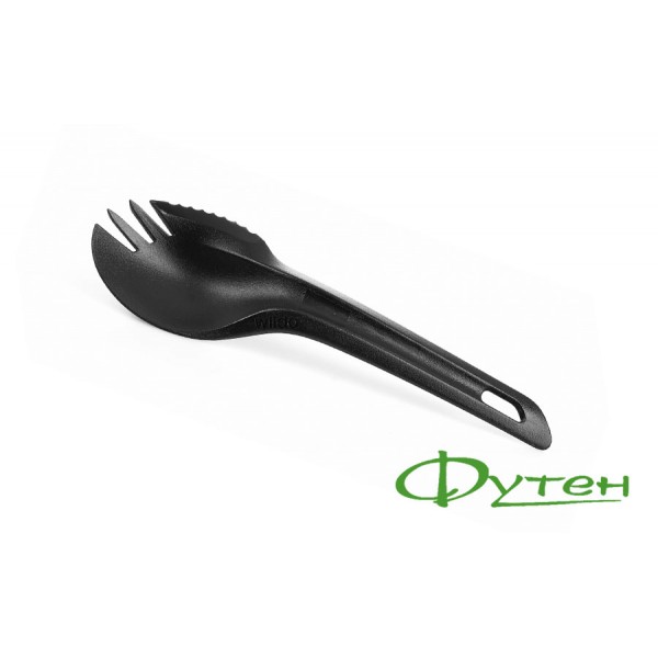 Ложка вилка нож Wildo SPORK black