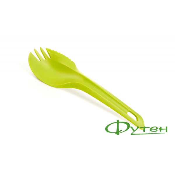 Ложка вилка нож Wildo SPORK lime