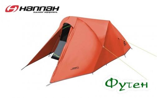 Палатка HANNAH HAWK 2 mandarin red