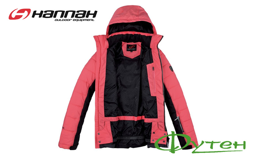 Куртка лыжная Hannah MARILYN bright calypso coral/iron gate
