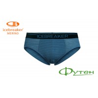 Термобелье мужское Icebreaker ANATOMICA BRIEFS MEN thunder/black/stripe