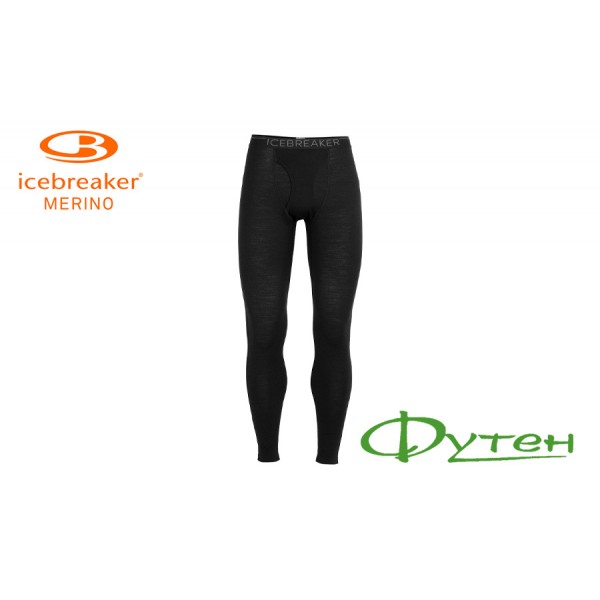 Термоштани чоловічі Icebreaker OASIS LEGGINGS MEN With Fly black