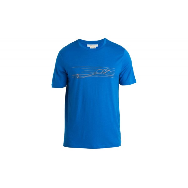 Футболка Icebreaker TECH LITE II SS TEE SKI MEN lazurit