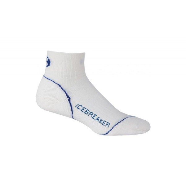 Термошкарпетки чоловічі бігові Icebreaker GT RUN LT MICRO MEN white/royal/white