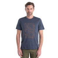 Футболка Icebreaker TECH LITE II SS TEE ALPINE MEN graphit