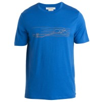 Футболка Icebreaker TECH LITE II SS TEE SKI MEN lazurit