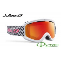 Лижна маска Julbo JUNE white/black tweed/orange cat 3