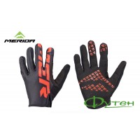 Вело рукавички Merida GLOVE TRAIL black red