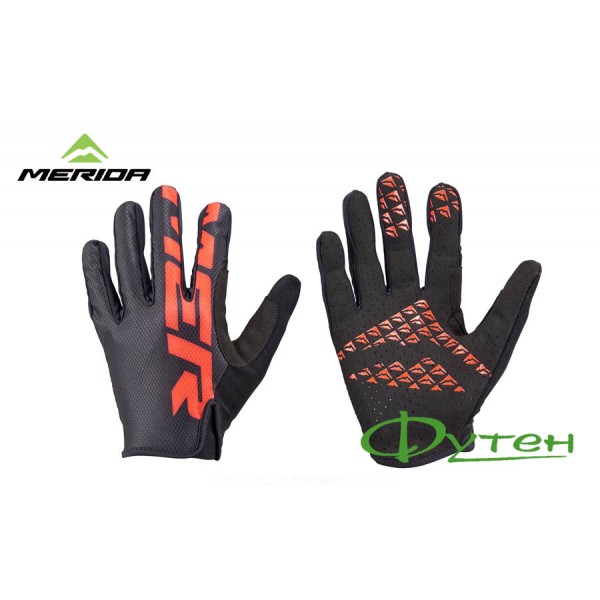 Вело рукавички Merida GLOVE TRAIL black red