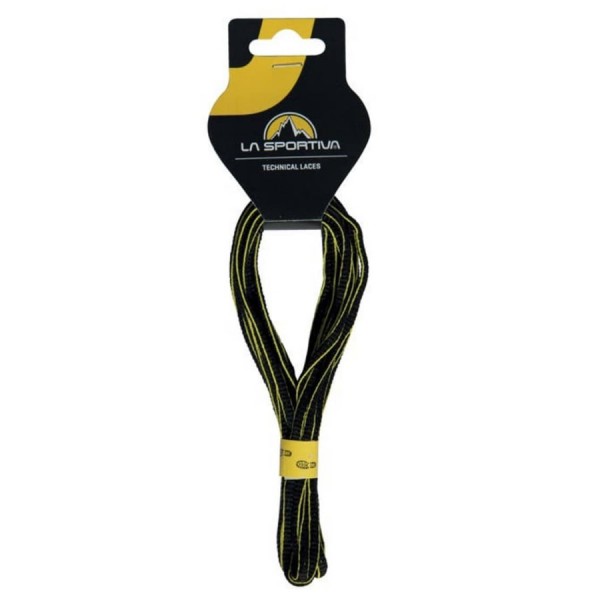 Шнурки LaSportiva MOUNTAIN RUNNING LACES (39SBY) black/yellow 132/52cm