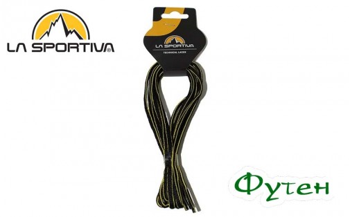 Шнурки LaSportiva MOUNTAIN RUNNING LACES black/yellow