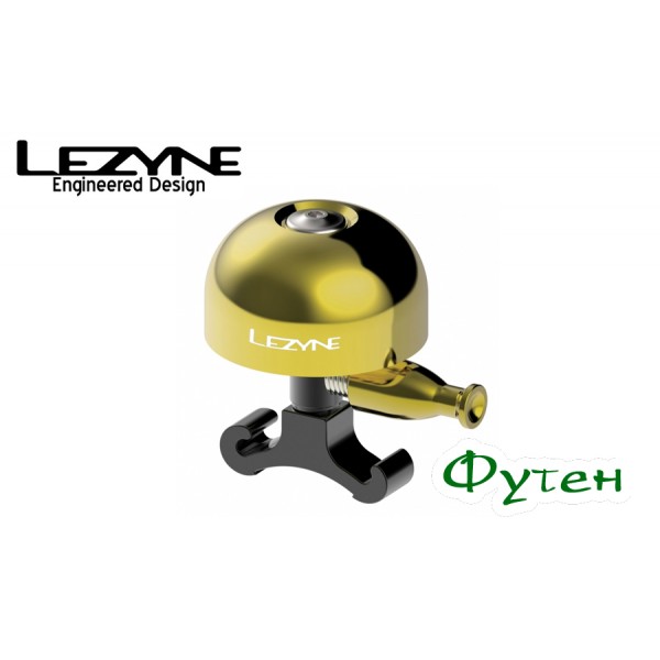 Велосипедный звонок Lezyne CLASSIC BRASS BELL M черный